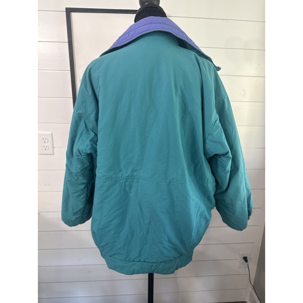 Patagonia Vintage 90s Retro XL Ski Coat Jacket Colorblock Gorpcore Teal Purple - Picture 6 of 10